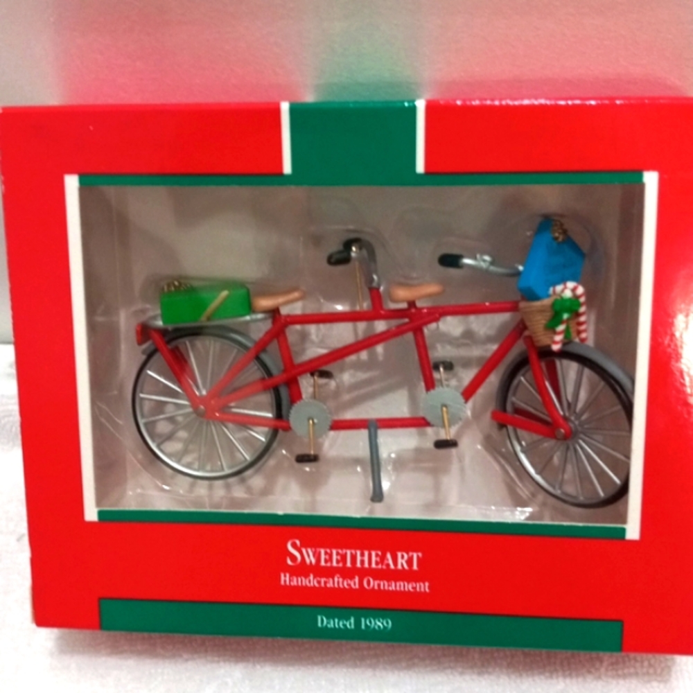 Hallmark, "Sweetheart" Handcrafted Bicycle Ornament